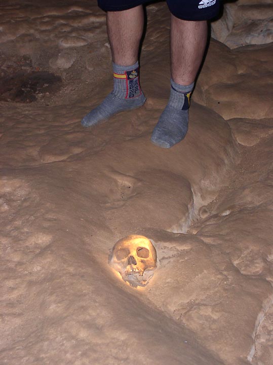 Human Skull in Actun Tunichil Muknal