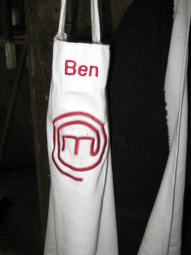 Ben Starr's MasterChef apron