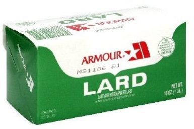 Gross!  Do not EVER buy lard from the grocery store.  It's poison.